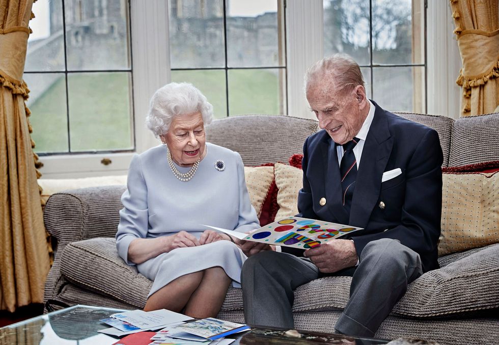 The royal couple have been married for 73 years.