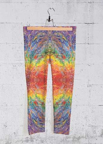 Chakra Explosion Yoga Capri Pants