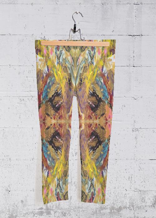 Pop of Pink Yoga Capri Pants