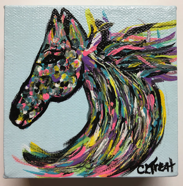 Horse Head Painting