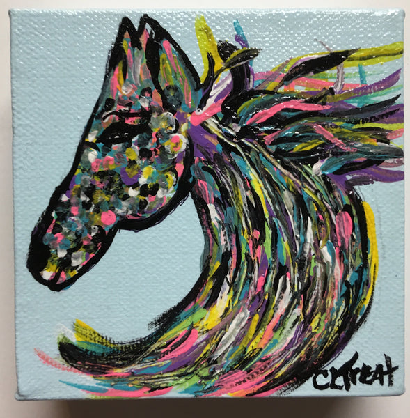 Horse Head Painting