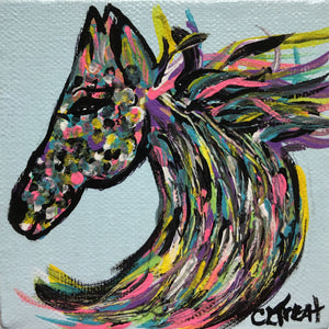 Horse Head Painting