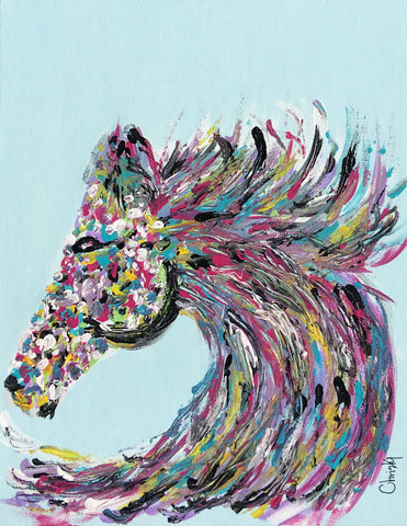 Original Horse Head Painting